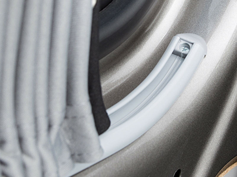 VW Transporter (T5 2003-2015) - Left Sliding Door Black Out Curtain Kit
