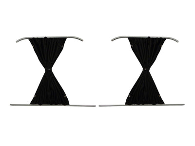 Rear Barn Door Black Curtain Kit