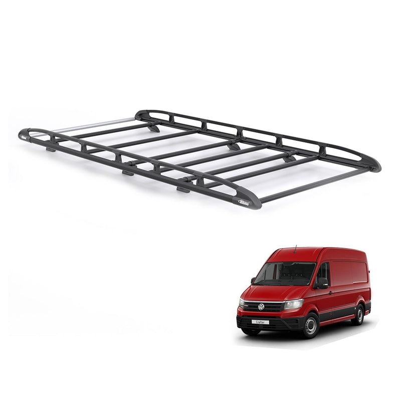 VW Crafter (2017 onwards) - Rhino KammRack Black Roof Rack