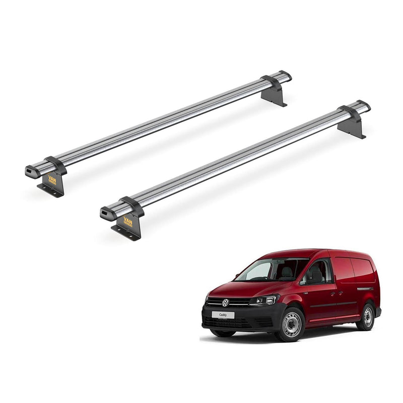 VW Caddy (2010-2015) - 2 Van Guard Ultibar Trade Roof Bars