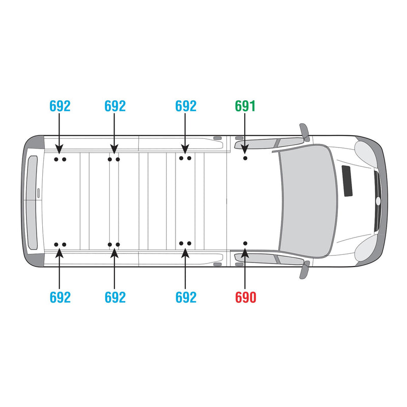 Nissan Primastar (2001-2014) - Van Guard Ulti Roof Rack