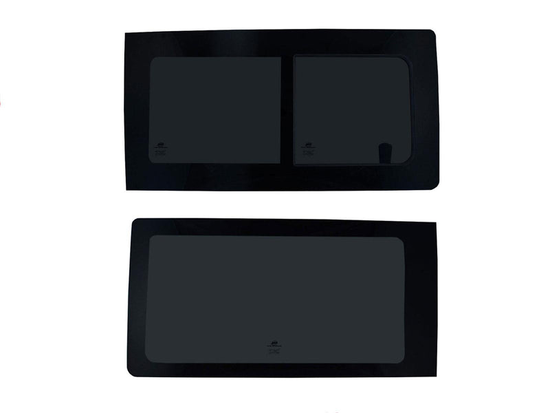 VW Transporter T6 (2015-2022) Driver Fixed Passenger Opening Side Windows Privacy Camper Glass with Fitting Kit