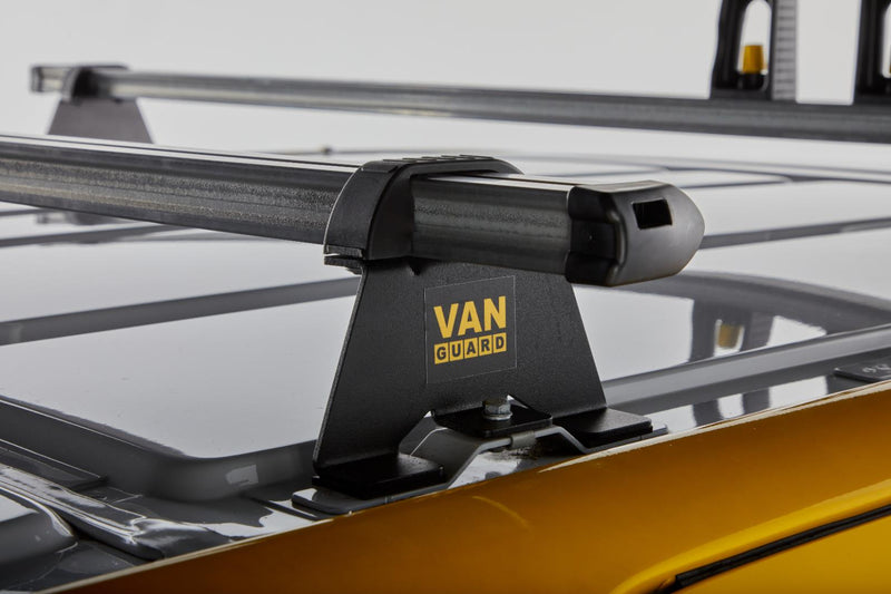 Ford Transit Custom Roof Rack for 2024+ Van Guard  2 Bars + Roller + Loadstops