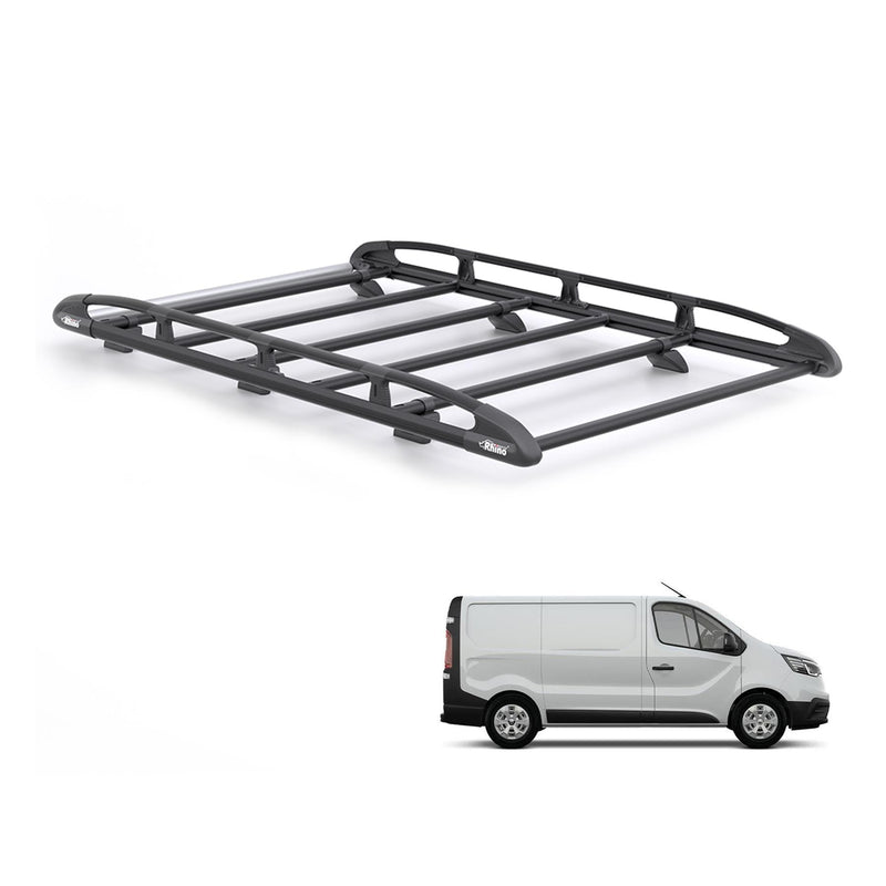 Renault Trafic (2014-) - Rhino KammRack Black Roof Rack