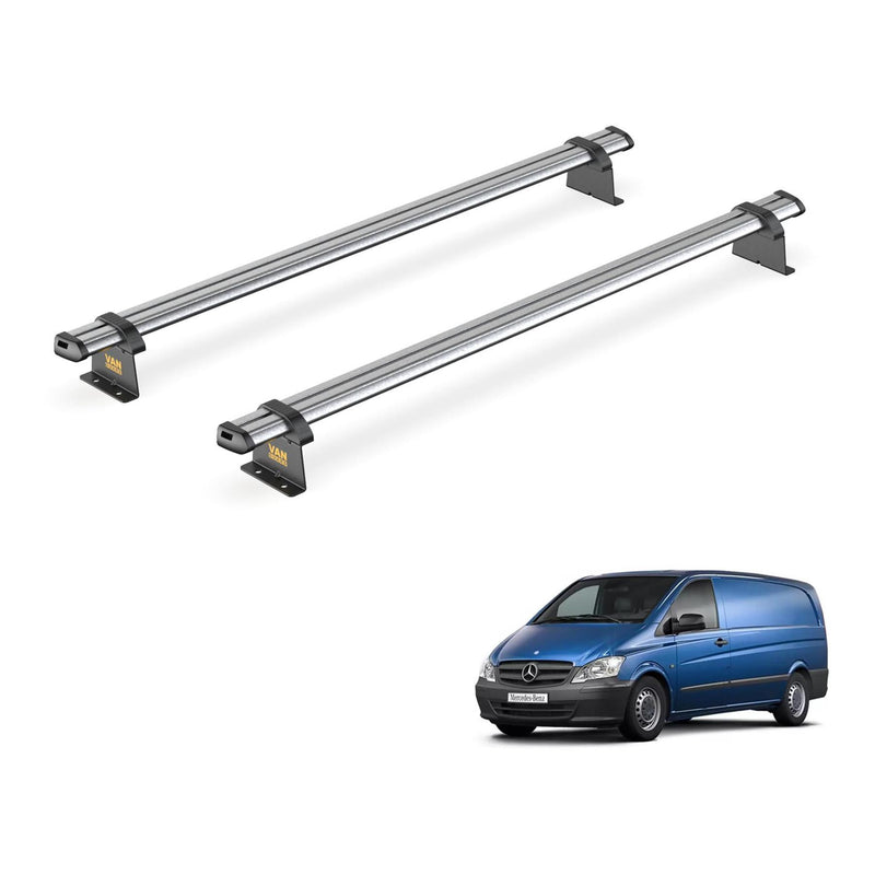 Mercedes Vito (2003-2014) - 2 Van Guard Ultibar Trade Roof Bars