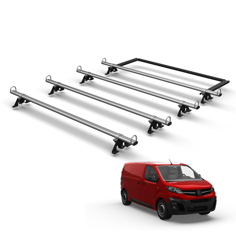 Fiat Scudo (2022-) - 4 Roof Bars & Roller
