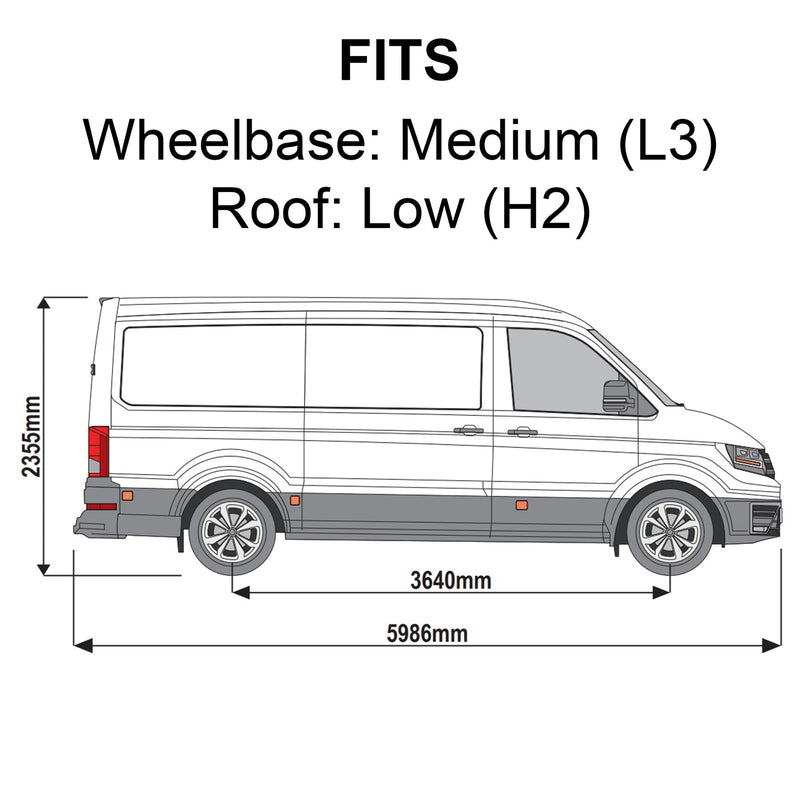 VW Crafter Van Guard Racking - Driver + Passenger Side [Bronze Pack]