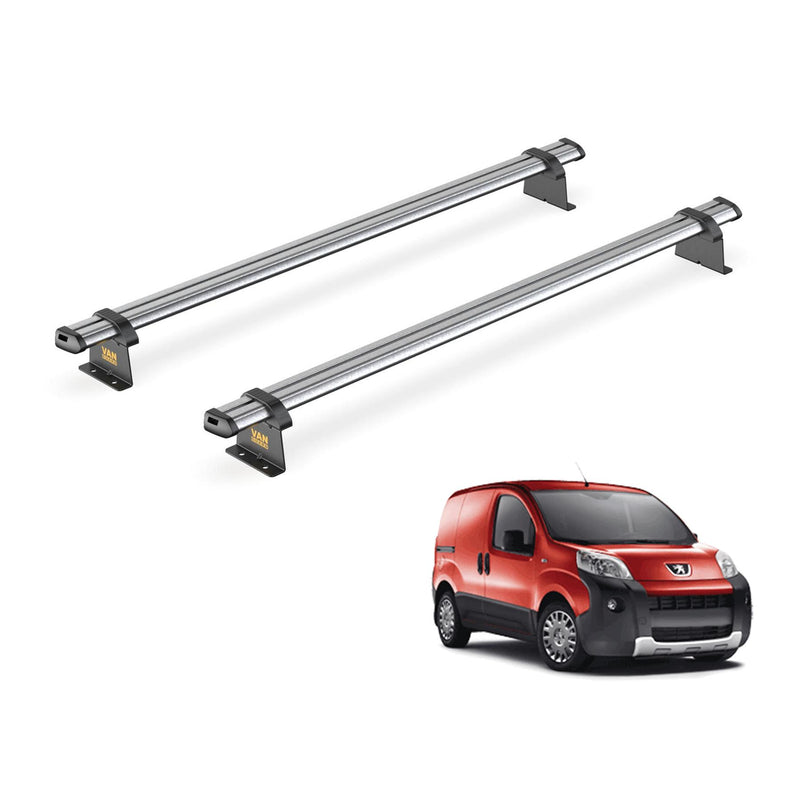 Citroen Nemo (2008-) - 2 Van Guard Ultibar Trade Roof Bars