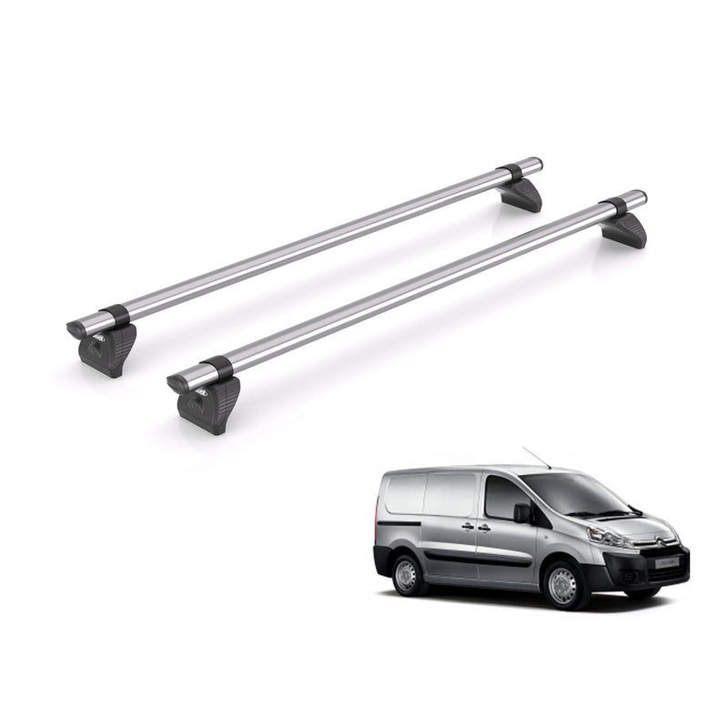 Citroen Dispatch Roof Rack Fits 07-16 H1 Models 2x Roof Bars Rhino Kammbar Fleet