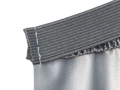 Vauxhall Vivaro (2001-2014) - Tailored Rear Bench Seat Covers in Grey (Crew Cab)