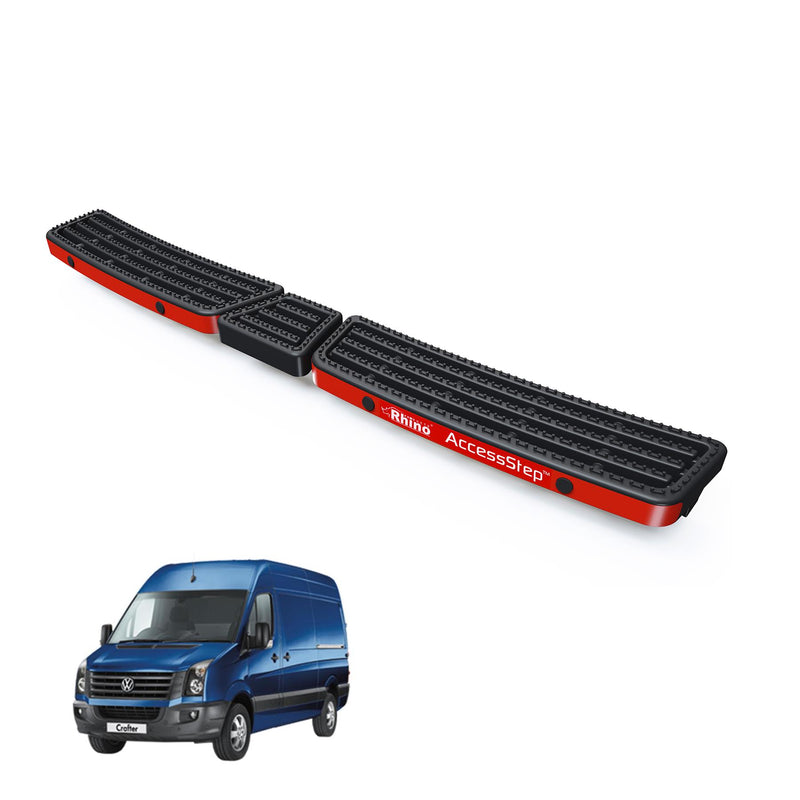 VW Crafter (2006-2017) Black Triple AccessStep - With Connect+