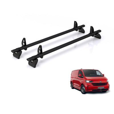 VW Transporter T7 (2025 onwards) - Rhino Kammbar Black Roof Bars