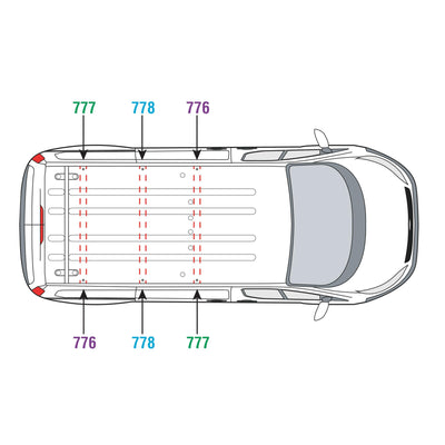 Ford Transit (2013-2024) Custom - Van Guard Ulti Roof Rack