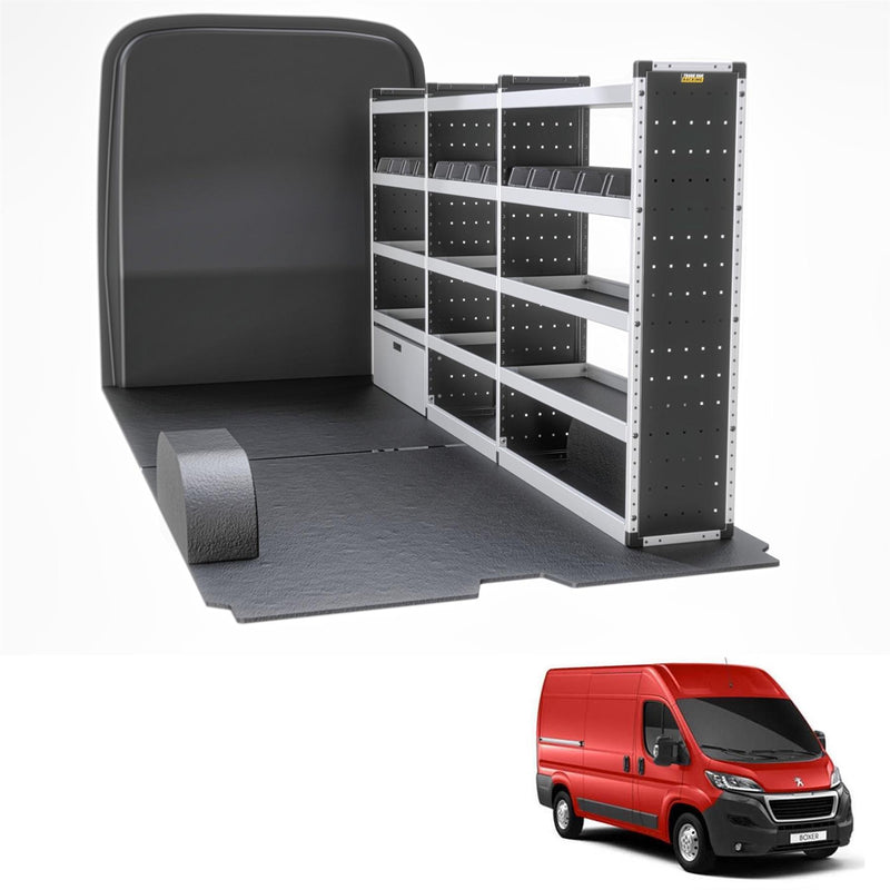 Peugeot Boxer Van Guard Racking - Driver Side [Silver Pack]