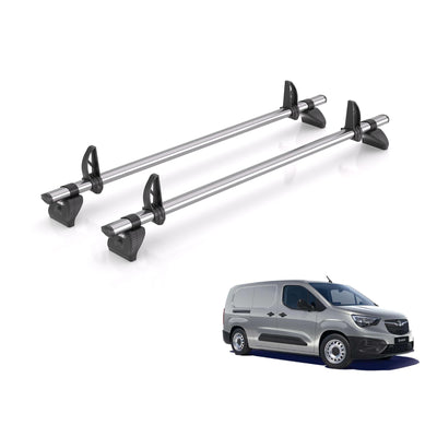 Vauxhall Combo (2018 onwards) - Rhino Kammbar Fleet Roof Bars