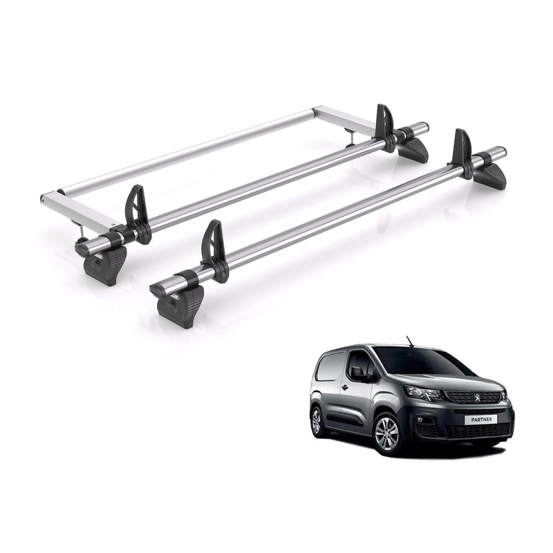 Peugeot Partner (2018 onwards) - Rhino Kammbar Fleet Roof Bars