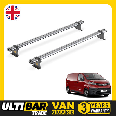 Toyota ProAce (2016-2024) - 2 Van Guard Ultibar Trade Roof Bars
