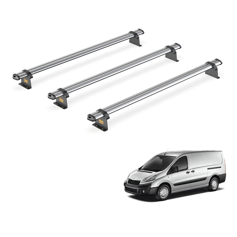 Peugeot Expert (2007-2016) - 3 Van Guard Ultibar Trade Roof Bars