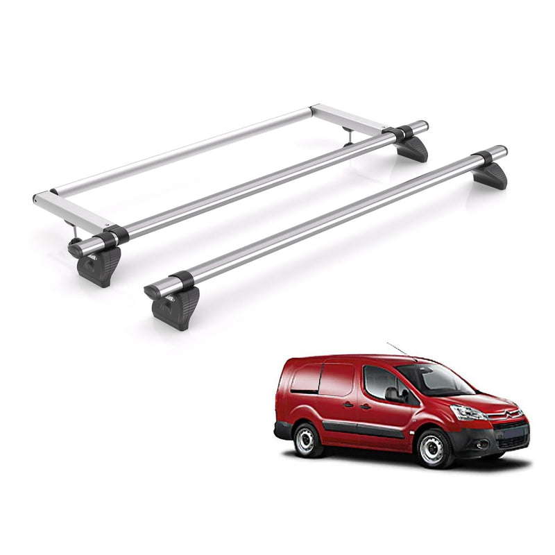 Citroen Berlingo Roof Rack Fits 2008-2018 L2 With Barn Doors 2x Bars Rhino Fleet