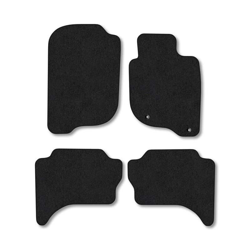 Fiat Fullback (2016+) [Double Cab] [Rear Heater] Carpet Floor Mats