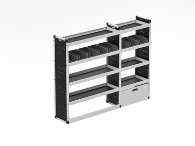 VW Crafter Van Guard Racking - Passenger Side [Silver Pack]