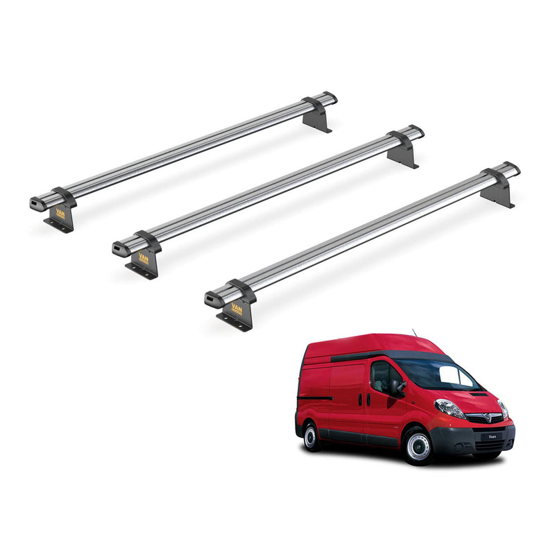 Vauxhall Vivaro (2001-2014) - 3 Van Guard Ultibar Trade Roof Bars