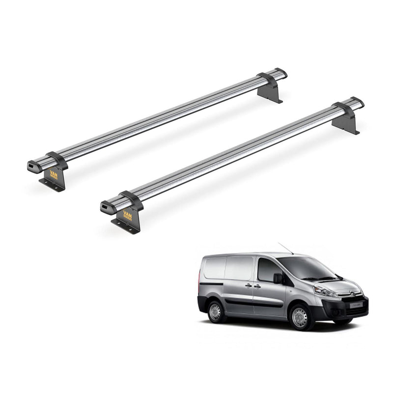 Citroen Dispatch - 2 Van Guard Ultibar Trade Roof Bars