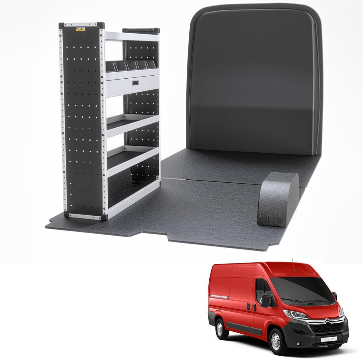 Citroen Relay Van Guard Racking - Passenger Side [Gold Pack]