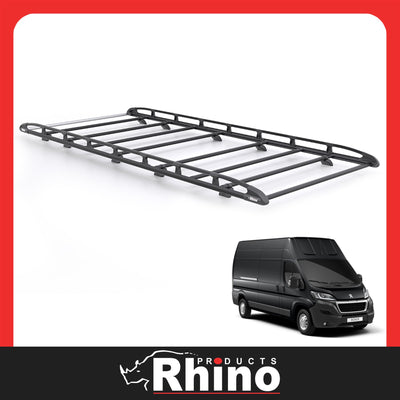 Peugeot Boxer (2006-) - Rhino KammRack Black Roof Rack