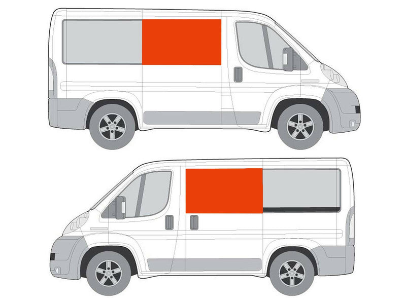 Citroen Relay (2006-) Driver and Passenger Side Fixed Window Privacy Camper Glass