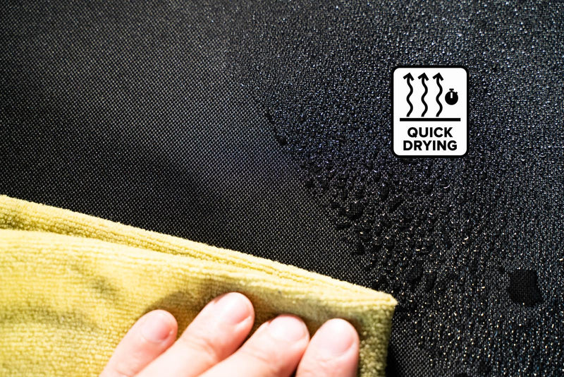 VW Transporter (T6 2015-) - Tailored Front Row Seat Covers in Black (1+1)