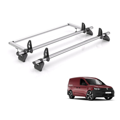 VW Caddy (2020 onwards) - Rhino Kammbar Fleet Roof Bars