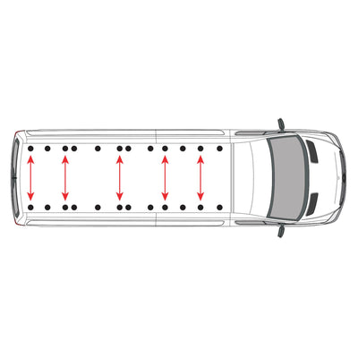 VW Crafter (2006-2017) - Van Guard Ulti Roof Rack