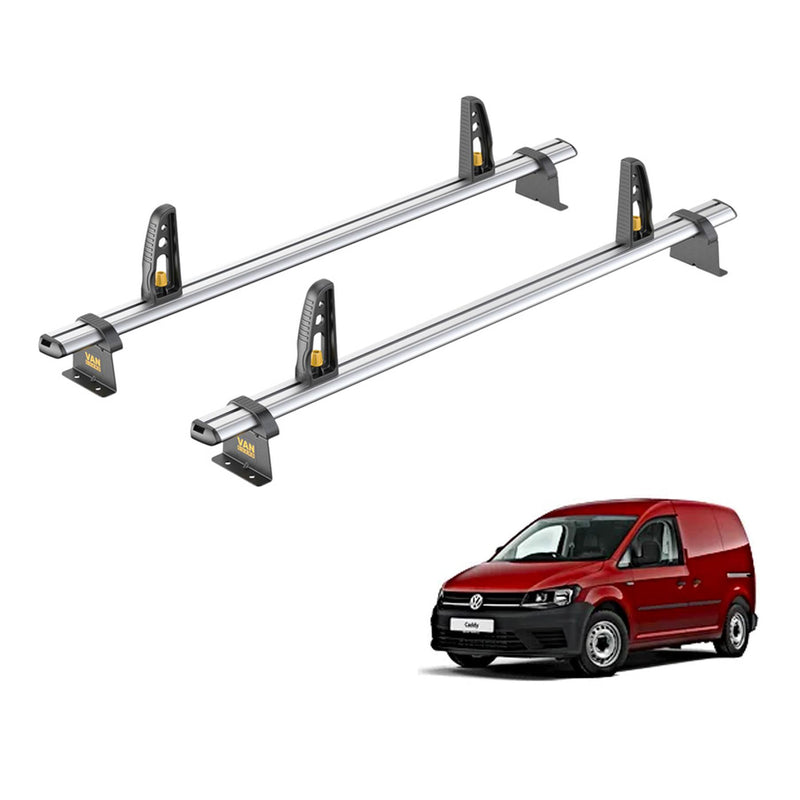VW Caddy (2010-2015) - 2 Van Guard Ultibar Plus Roof Bars