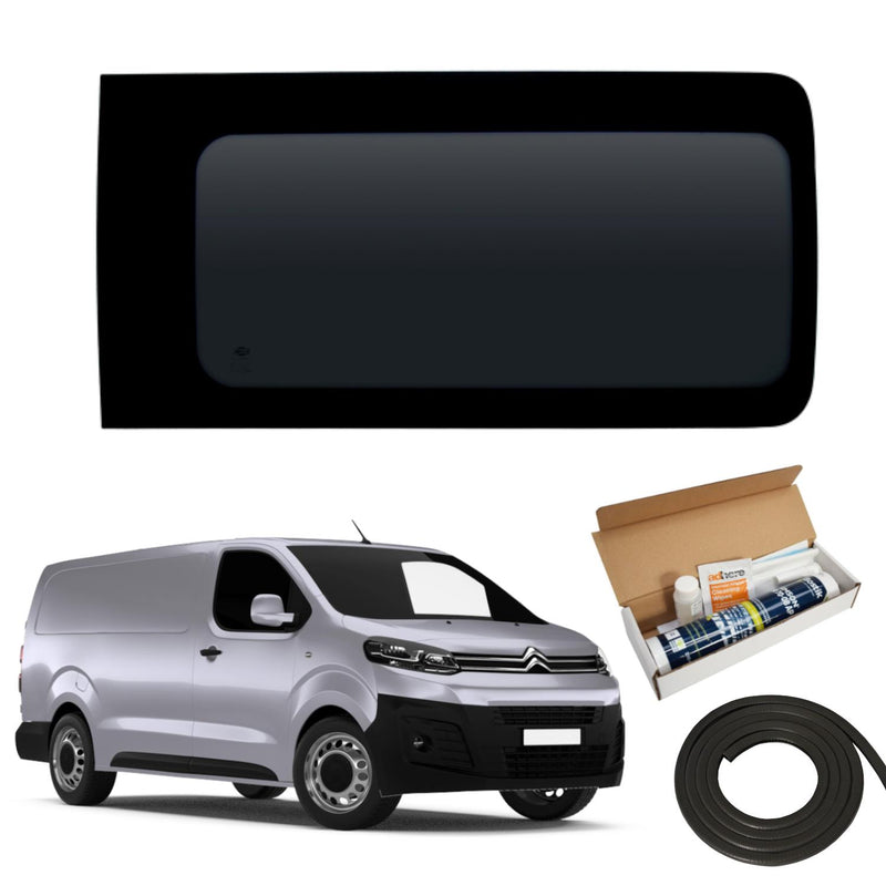 Citroen Dispatch (2016-) - Twin Fixed Dark Tint Windows & Fitting Kit