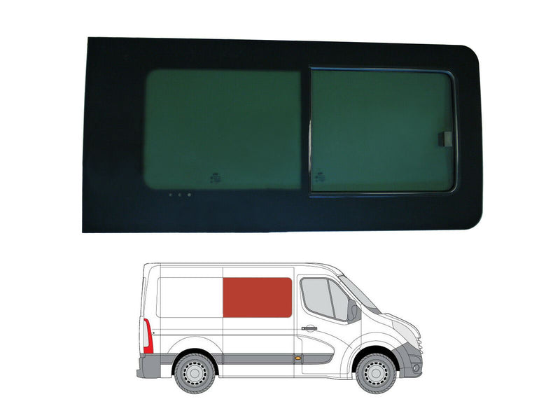Renault Master 2010-2024- Right Hand Side Open Tint