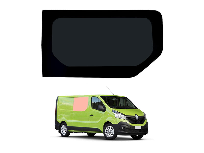Renault Trafic (2014-) Driver Side Fixed Window Privacy Camper Glass