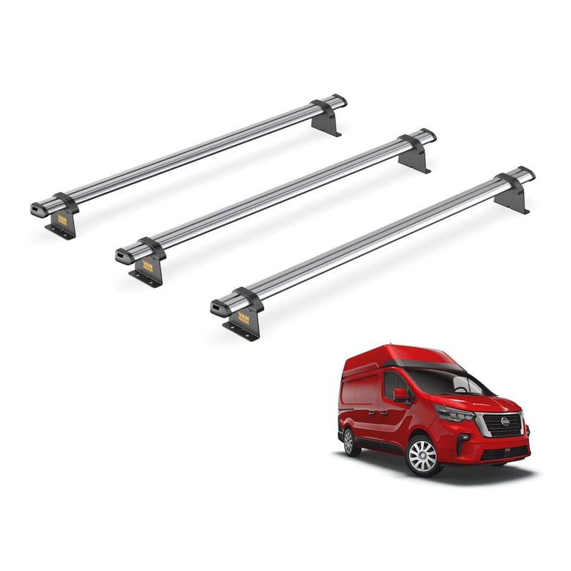 Nissan NV300 (2016-2021) - 3 Van Guard Ultibar Trade Roof Bars