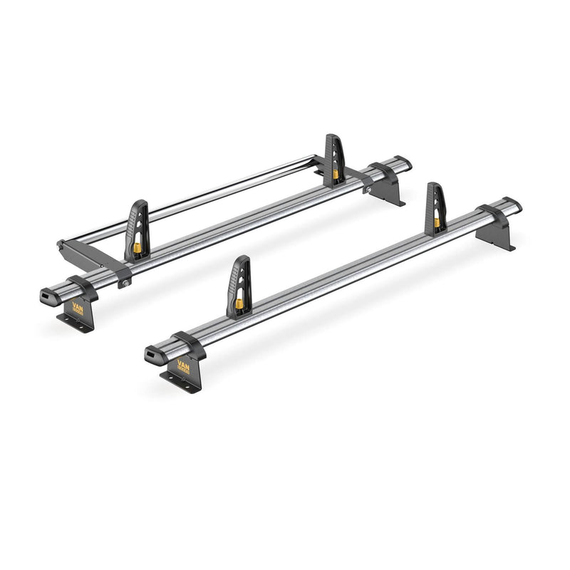 VW Crafter Roof Rack for 2006-2017 L2H1 2 Bars + Rollers Van Guard UltiBar Trade