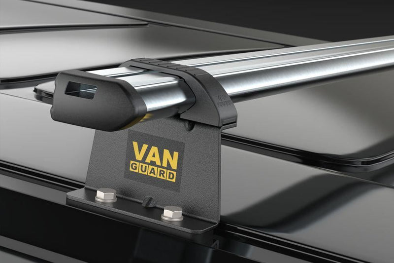 Vauxhall Combo (2018-) - 3 Van Guard Ultibar Trade Roof Bars + Roller
