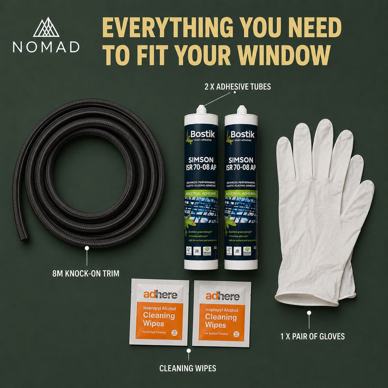 MAN TGE (2017- ) Rear Barn Door Dark Tint Privacy Windows With Fitting Kit