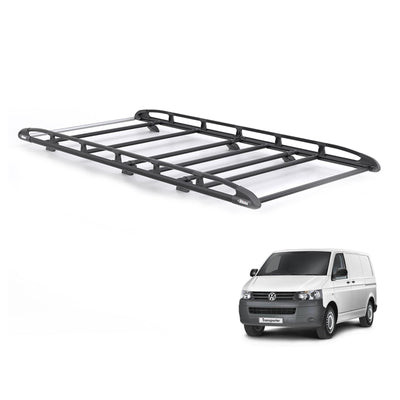 VW Transporter T5 (2002-2015) - Rhino KammRack Black Roof Rack