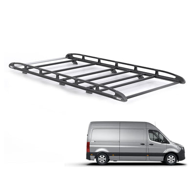 Mercedes Sprinter (2018 onwards) - Rhino KammRack Black Roof Rack
