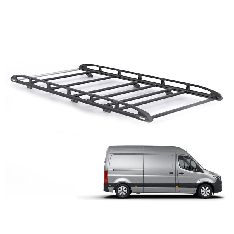 Mercedes Sprinter (2018-) - Rhino KammRack Black Roof Rack