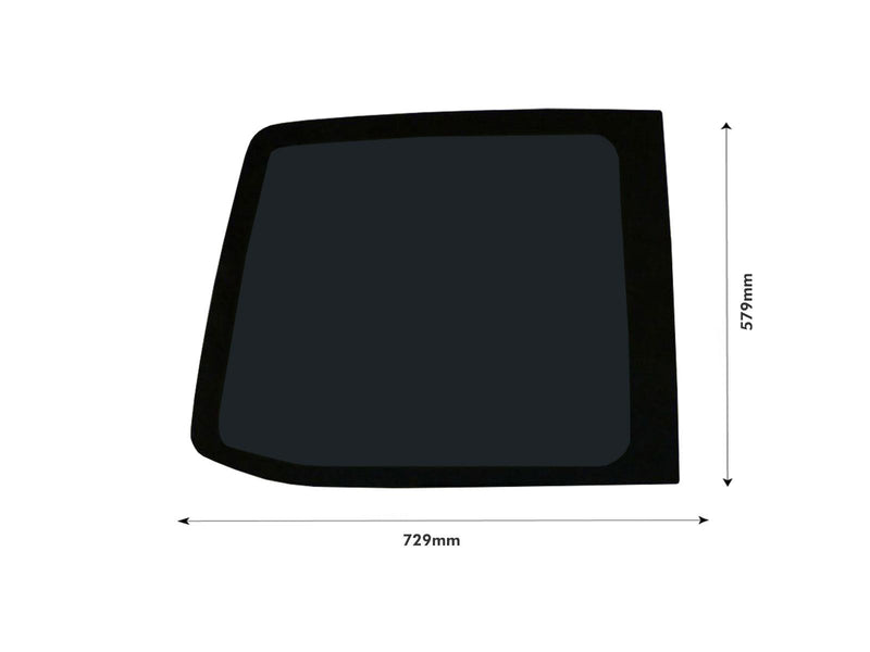 VW Transporter T6 (2015-2022) - Rear Door Dark Tint Windows & Fitting Kit