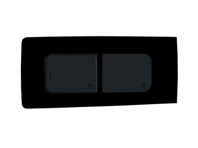 Ford Transit Custom (2013-2023) Passenger Side Opening Window Privacy Camper Glass with Fitting Kit