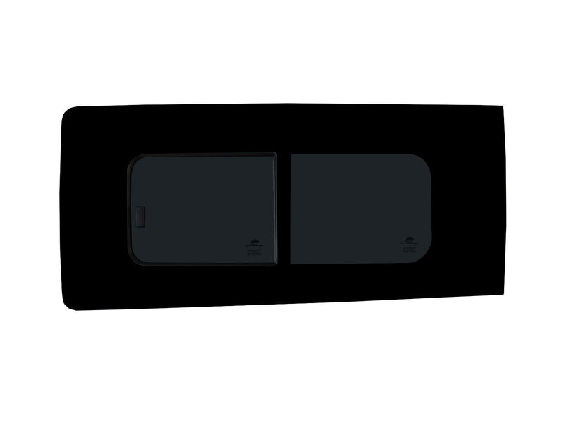 Ford Transit Custom (2013-2023) Passenger Side Opening Window Privacy Camper Glass with Fitting Kit