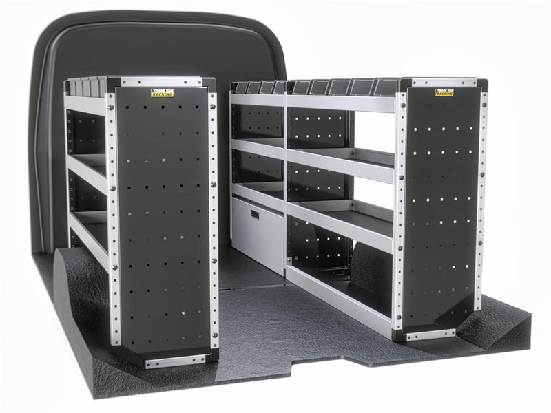 Vauxhall Vivaro Van Guard Racking - Driver + Passenger Side [Silver Pack]