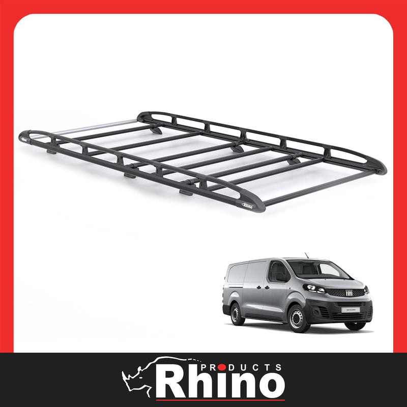 Fiat Scudo (2022-) - Rhino KammRack Black Roof Rack