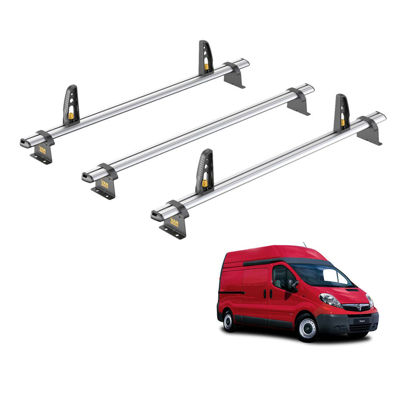 Vauxhall Vivaro (2001-2014) - 3 Van Guard Ultibar Plus Roof Bars